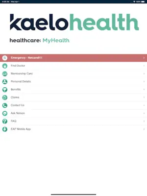 Kaelo MyHealth android App screenshot 3